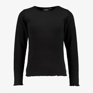 TwoDay meisjes longsleeve shirt zwart