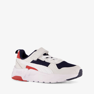 Puma Trinity 2 LT jongens sneakers wit rood