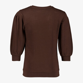 TwoDay meisjes sweater jurk bruin