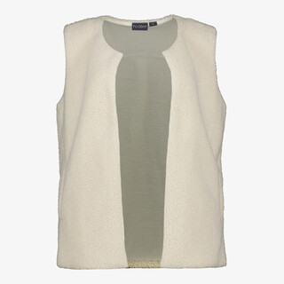 TwoDay dames teddy gilet lichtbeige