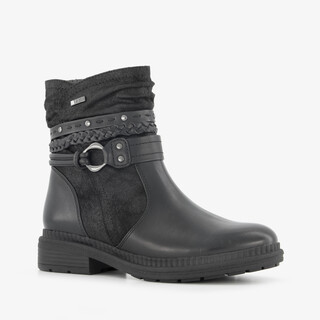 Jana dames boots met H leest zwart
