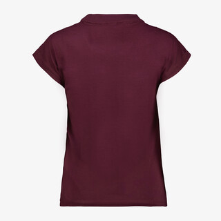 Adidas W LIN SJ dames sport T-shirt bordeauxrood