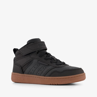 Skechers Quick Street - City HI hoge jongens sneakers zwart