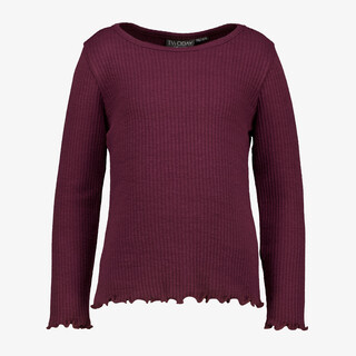 TwoDay meisjes shirt met lange mouwen bordeauxrood