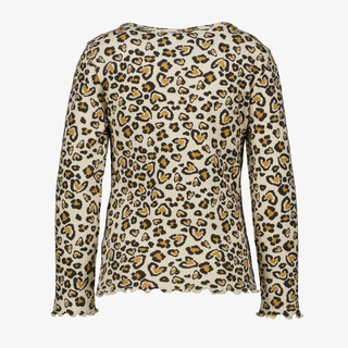 TwoDay meisjes shirt met lange mouwen en panterprint