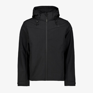 Mountain Peak softshell heren jas zwart 8000 mm waterkolom