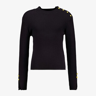 MyWay meisjes top met gouden details zwart