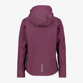 Mountain Peak meisjes softshell jas aubergine