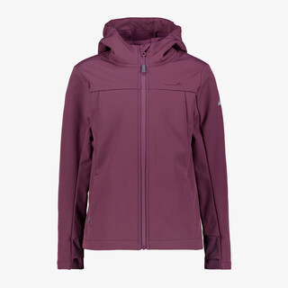 Mountain Peak meisjes softshell jas aubergine
