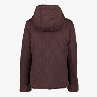 TwoDay reversible dames winterjas met imitatiebont bruin