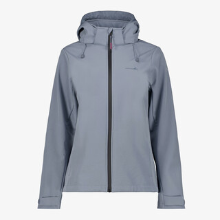 Mountain Peak softshell dames jas grijs 8000 mm waterkolom