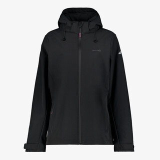 Mountain Peak softshell dames jas zwart 8000 mm waterkolom