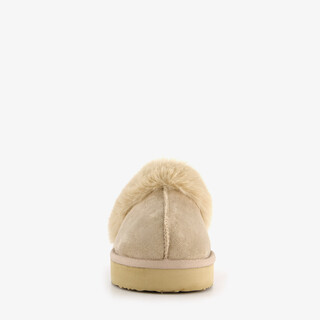Thu!s gevoerde dames instap pantoffels beige