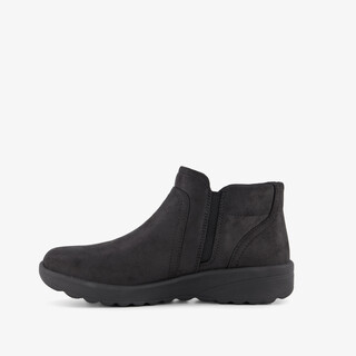 Skechers Lovely Vibe dames enkellaarsjes zwart