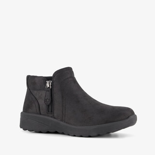 Skechers Lovely Vibe dames enkellaarsjes zwart