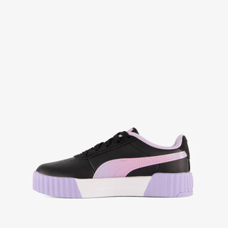 Puma Carina 3.0 Faded Glow PS meisjes sneakers zwart paars