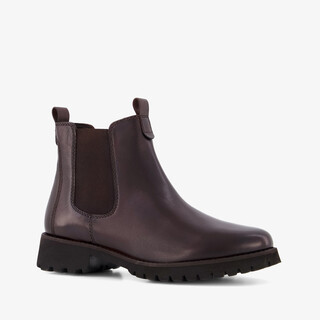 Hush Puppies leren dames Chelsea boots bruin