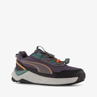 Puma Evolve 2.0 Trail Lo PS kinder sneakers grijs groen