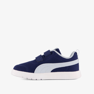 Puma Courtflex V3 Mesh kinder sneakers blauw