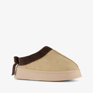Thu!s gevoerde meisjes instap pantoffels met strik