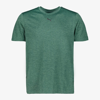 Puma M TAD Essentials heren sport T-shirt groen gemêleerd