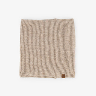 Gebreide dames colsjaal beige