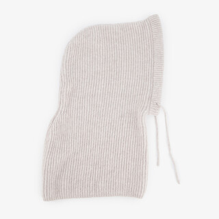 Gebreide dames balaclava wit