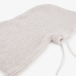 Gebreide dames balaclava wit