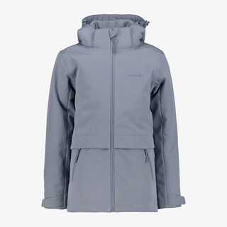 Mountain Peak meisjes softshell jas 8000 mm waterkolom blauw