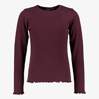 TwoDay meisjes longsleeve shirt bordeauxrood