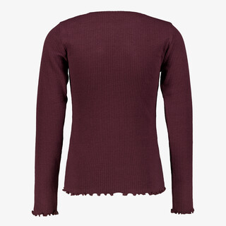 TwoDay meisjes longsleeve shirt bordeauxrood