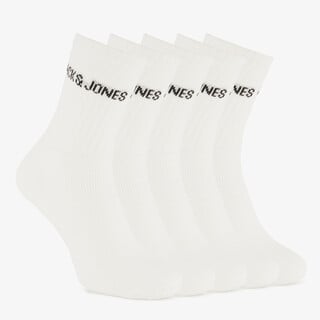 5 paar Jack & Jones heren sokken wit