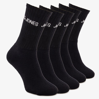 5 paar Jack & Jones heren sokken zwart