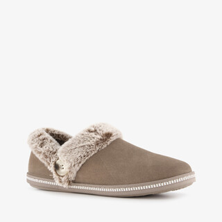 Skechers Cozy Campfire dames pantoffels taupe