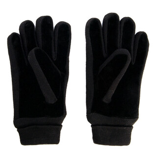 Leren heren handschoenen zwart