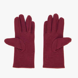Dames handschoenen bordeauxrood
