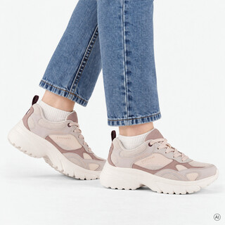 Skechers E’Clypse Lite Lunar Walks dames sneakers beige
