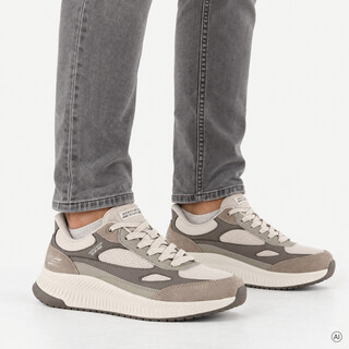 Skechers Slip-ins: BOBS Squad 4 heren sneakers beige