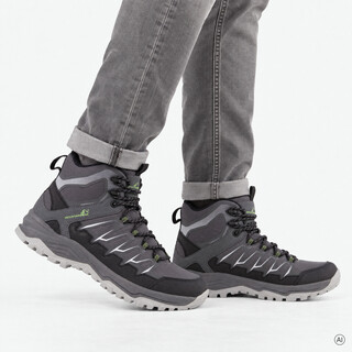 Mountain Peak hoge heren wandelschoenen cat. A B grijs