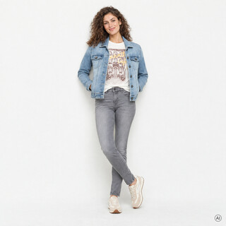 TwoDay dames spijkerjas blauw