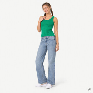 TwoDay dames singlet groen