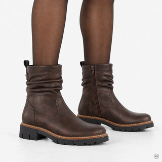 Blue Box gevoerde dames boots bruin