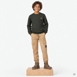 Unsigned jongens sweater groen