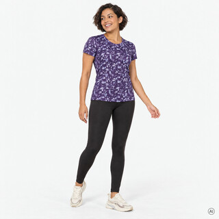 Osaga dames sport T-shirt met print paars
