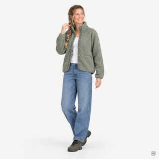 Kjelvik dames fleece vest groen
