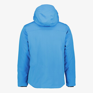 Mountain Peak heren softshell ski-jas 8000 mm waterkolom blauw