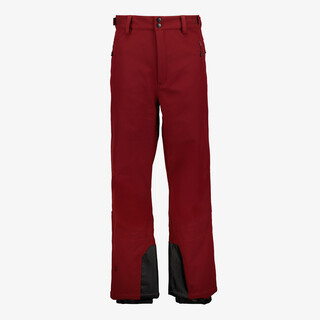 Heren softshell skibroek 8000 mm waterkolom rood