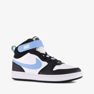 Nike Court Borough Mid 2 hoge sneakers wit zwart