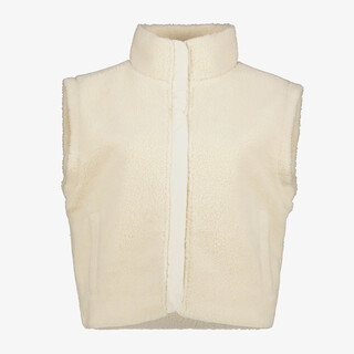 TwoDay dames teddy gilet crème