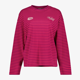 TwoDay gestreept dames longsleeve shirt roze